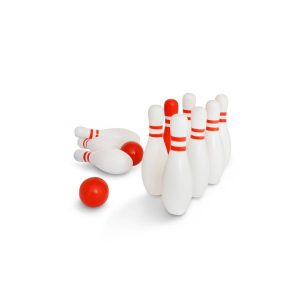 Bolos rojos y blancos